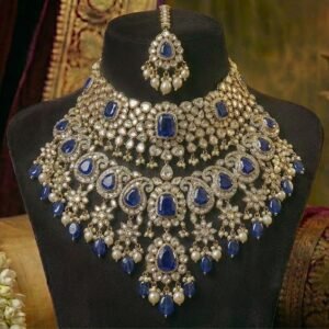 Sapphire Maharani Choker Set