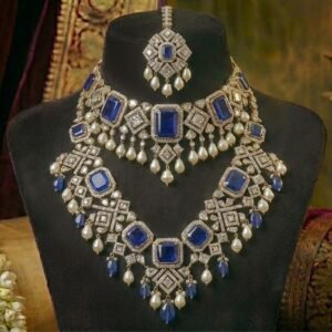 Blue Noor Kundan Set