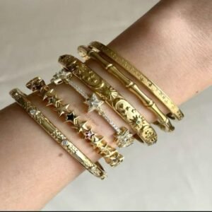 Gold Bangle Set