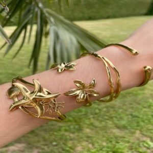Open Gold Bracelet