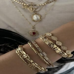 Aurelia Luxe Stacked Bracelet Set