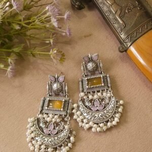 Pearl Chandbali Earrings